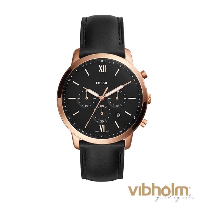 Fossil - Neutra Chronograph Herreur - rosaguldfarvet stål FS5381